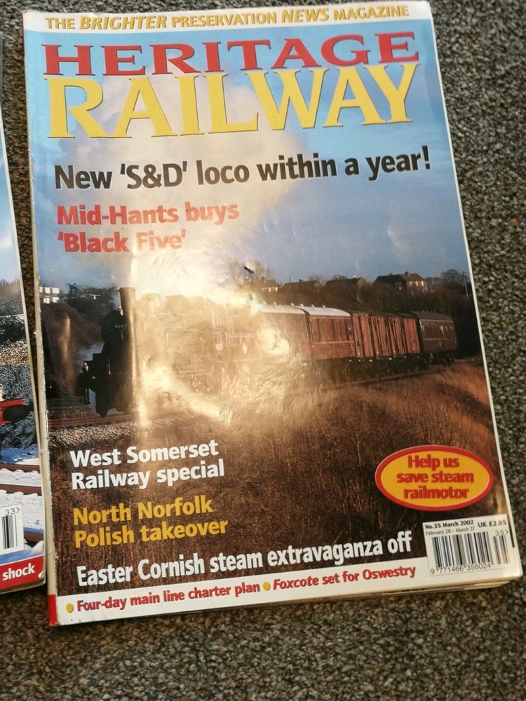 Heritage Railway magazine - 12 copies 2003