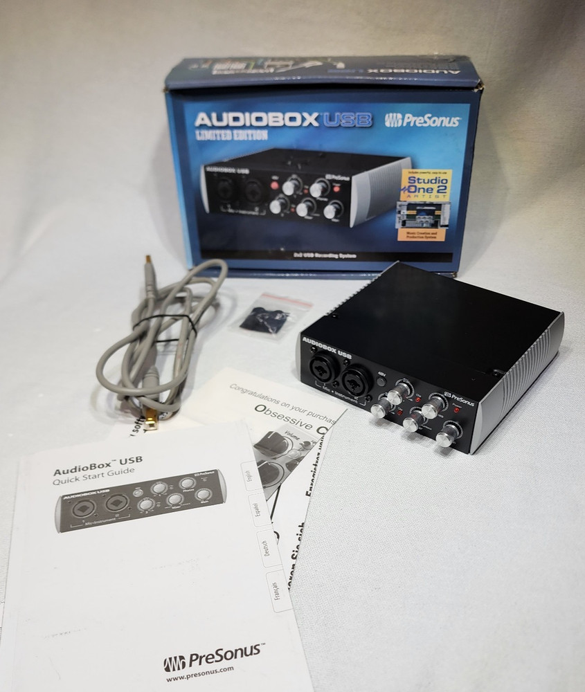 PreSonus Audiobox USB Limited Edition 2X2 USB Recording System Interface