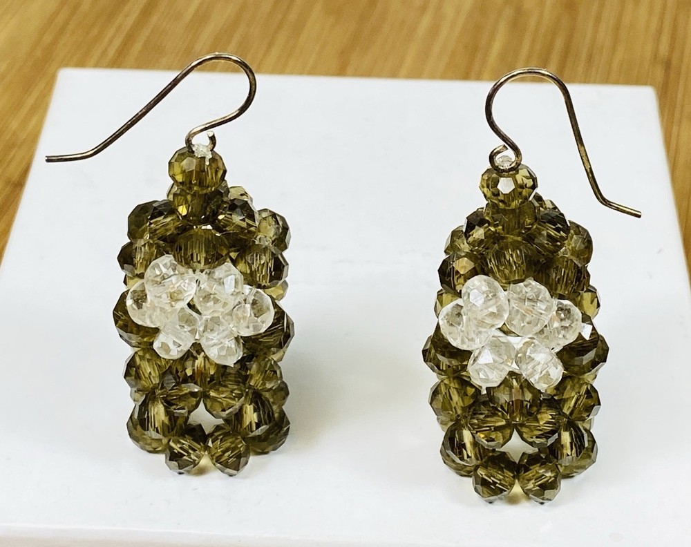 hand crafted beaded earrings