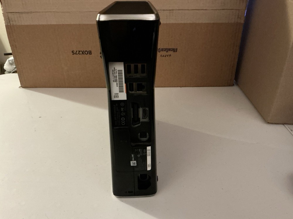 Microsoft Xbox 360 Black Video Game Console with Kinect Sensor & Accessories