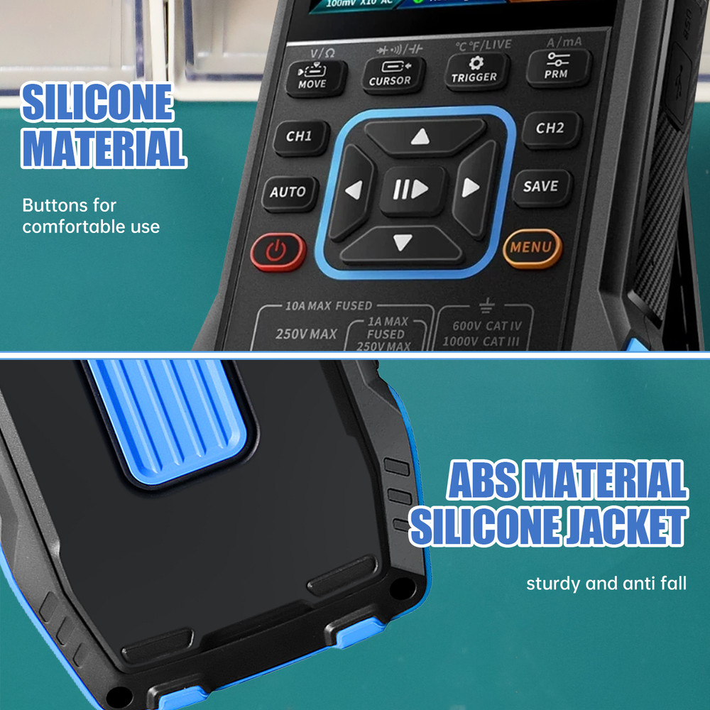 3IN1 Handheld Oscilloscope Digital Display Multimeter Function Signal Generator