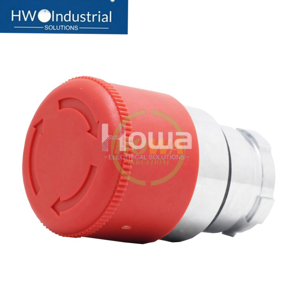 2PC New Red Self-locking Emergency Stop Button Head ZB2BS44C ZB2-BS44C