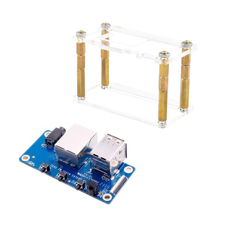 Processor Development Board Interface Transparent Cover for OrangePi 0 2W