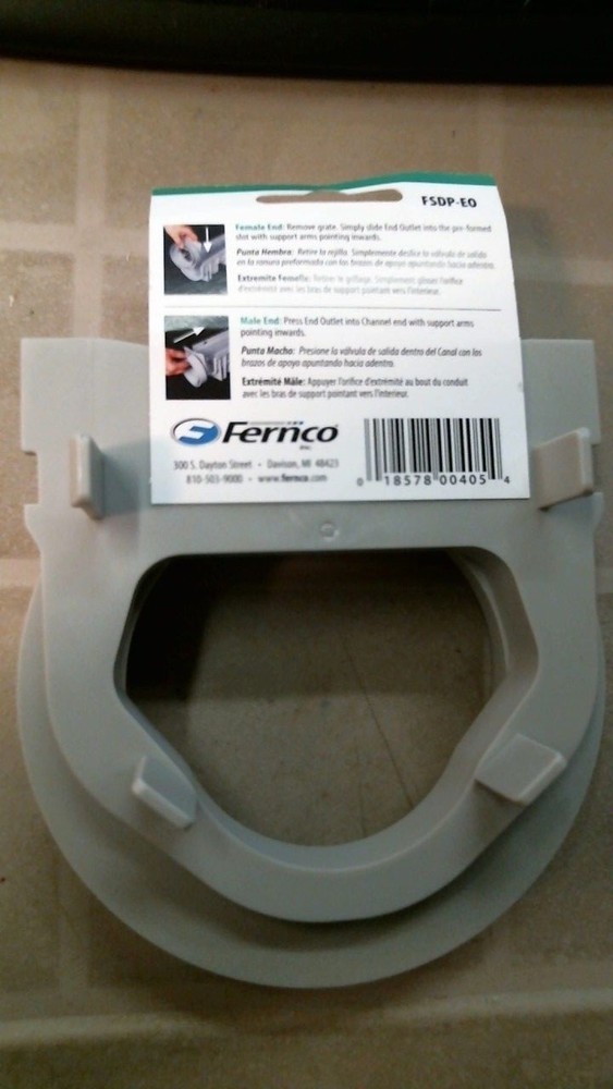 Fernco FSDP-EO StormDrain Plus End Outlet, FREE SHIPPING