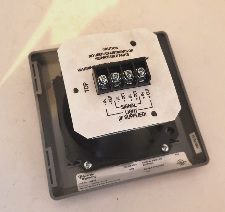 Edwards Signaling & Security Systems HORN 869-N5 Flush Mount