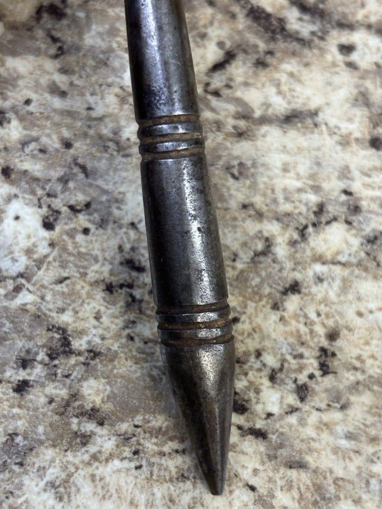 Antique Double Hinge Reversible Cast Iron Nutcracker 11" Long