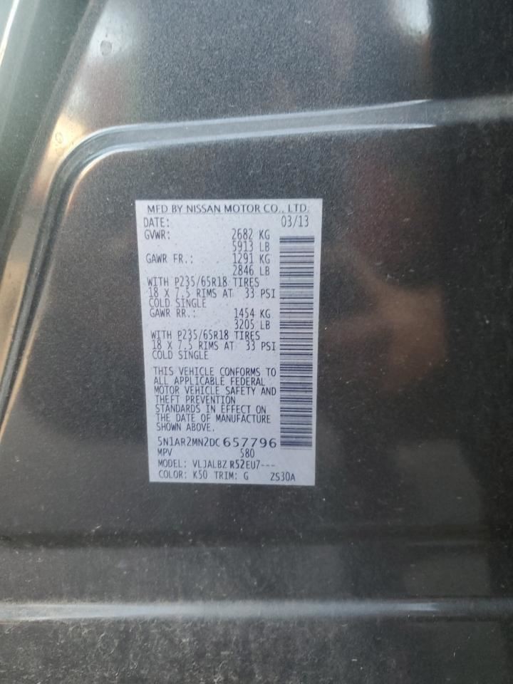 Info-GPS-TV Screen Control Screen Dash Mounted Fits 13-16 PATHFINDER 4948441