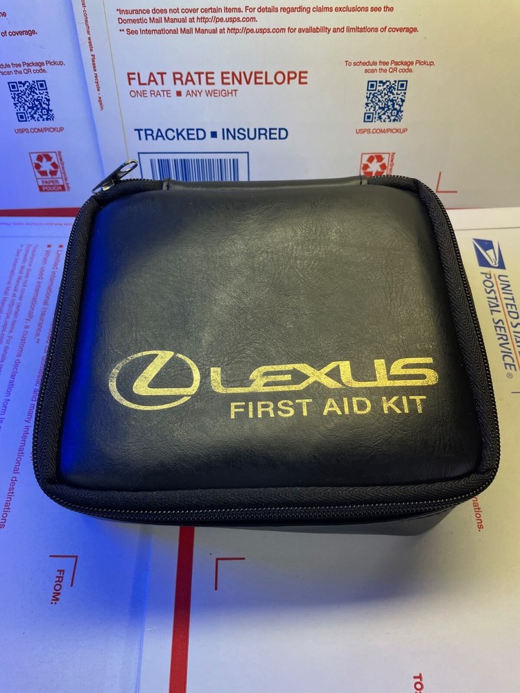 Lexus  First Aid Kit w/ Case 1998-2007 OEM Black Gold -🔥🔥