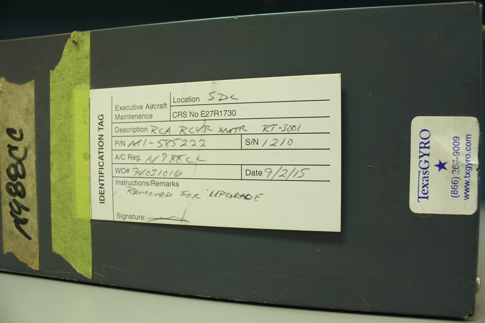 RCA RT-3001 Receiver Transmitter MI-585222