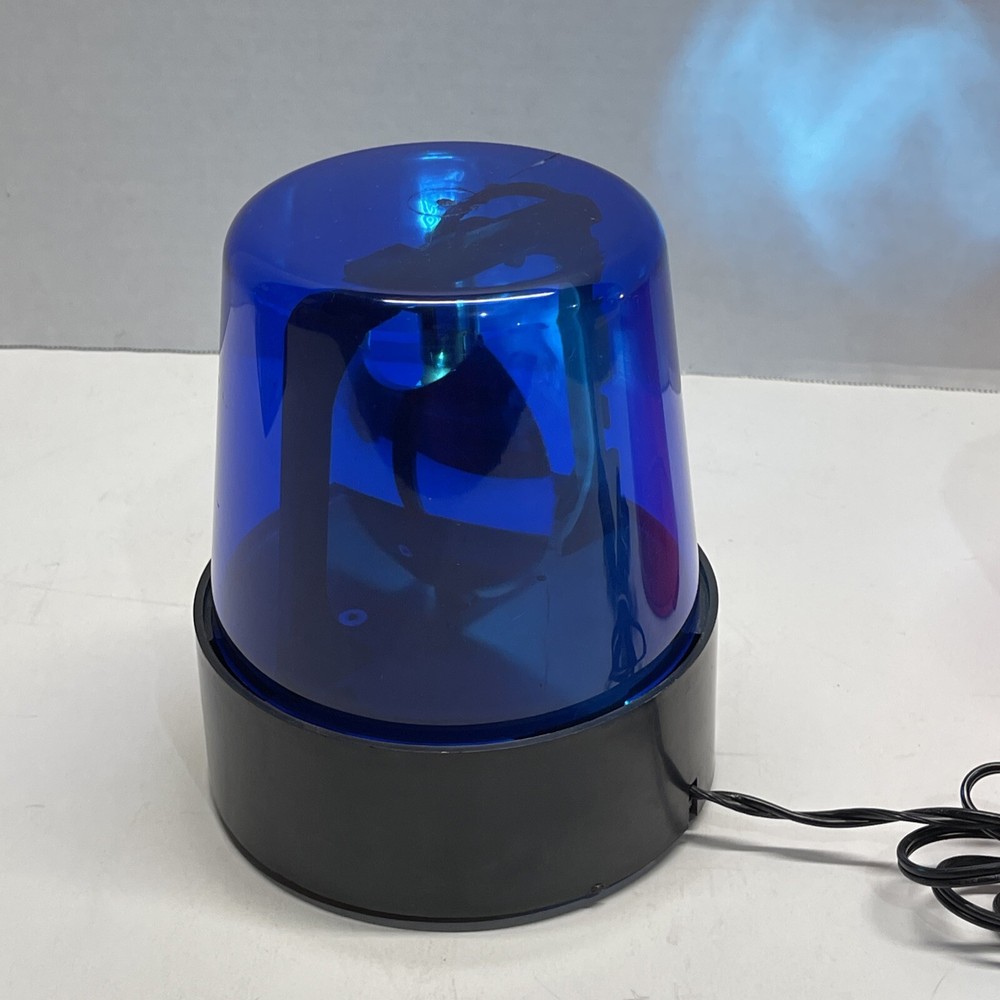 Rotating Multi Flasher with Red and Blue Domes with Extra Bulbs