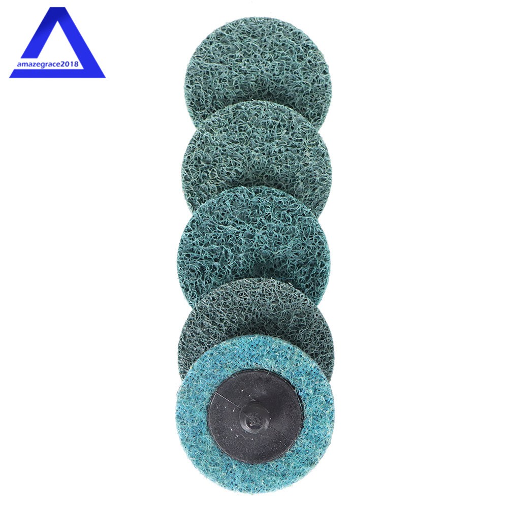 2" Roll Lock Sanding Discs Set W/ 1/4 Holder Die Grinder Quick Change Disc 71PCS