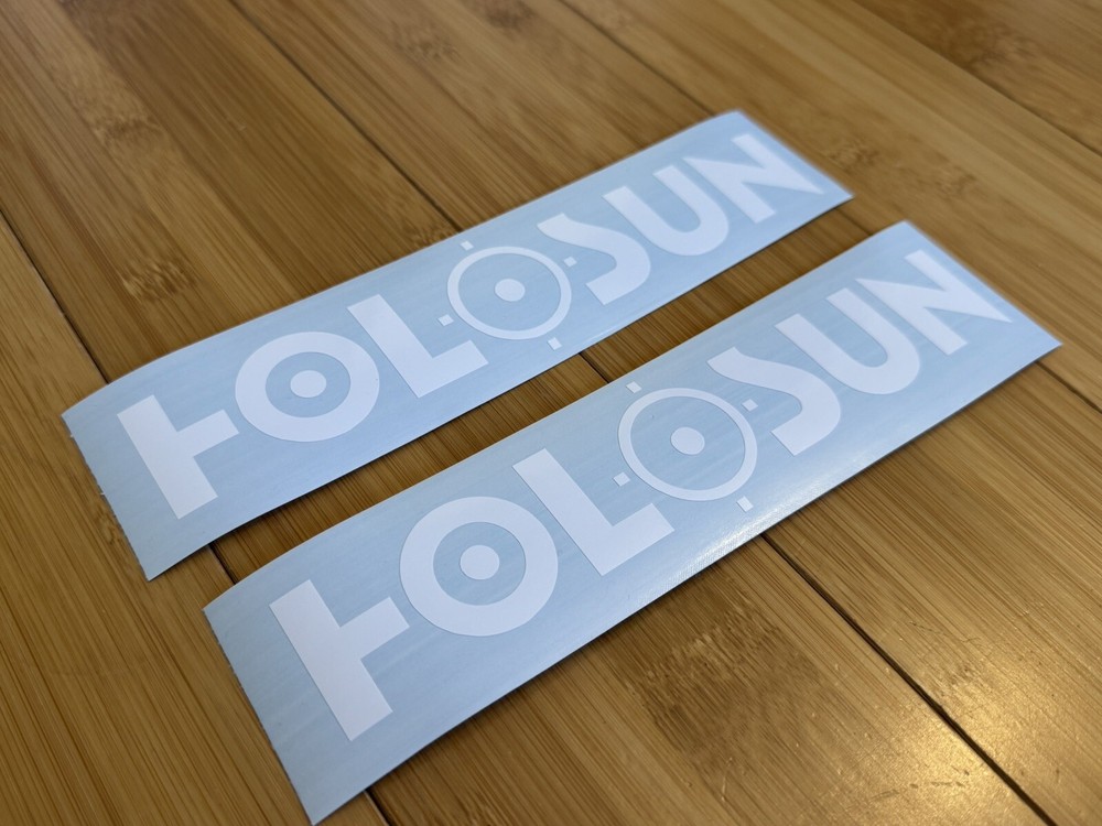 HOLOSUN RED DOT Gun Safe 8” (Set - 2) Decals / Window Decal / Toolbox Sticker