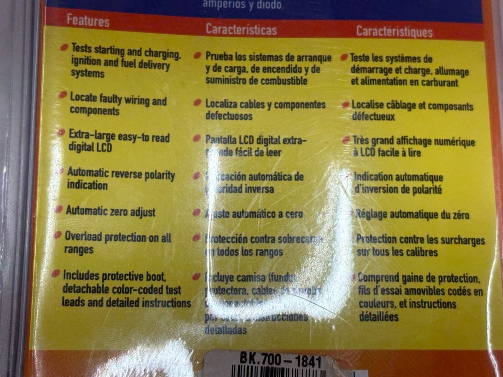 Actron Catron CP7677 Auto Digital Multimeter & Engine Analyzer AX