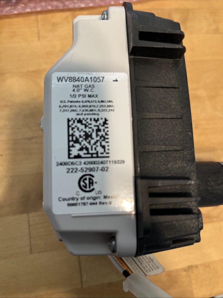 WV8840A1057 ￼Gas Control Valve natural Gas