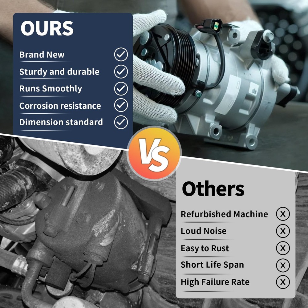 AC Compressor for Acadia Enclave Traverse Outlook 2007-2012