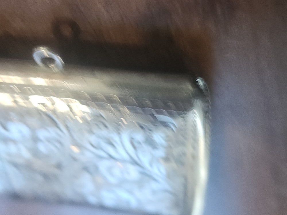 Antique Sterling Silver Vesta Case Birmingham 1900 - 1920!