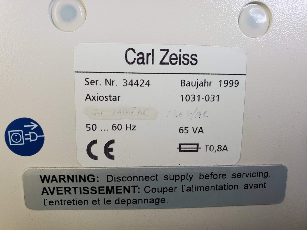 Zeiss Axiostar Microscope