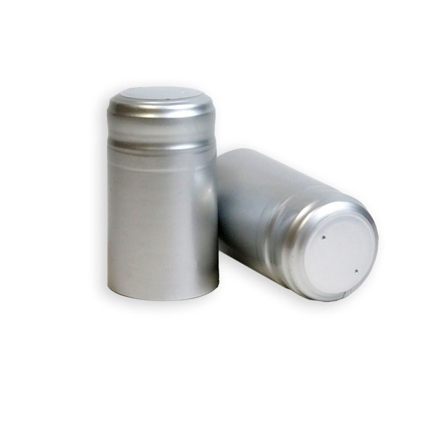LD Carlson Silver PVC Shrink Capsules (500 Bulk)