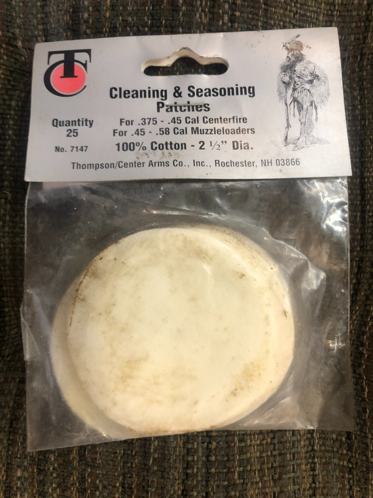 Thompson Center Pre-Treated Patches Fits Muzzleloaders 7147