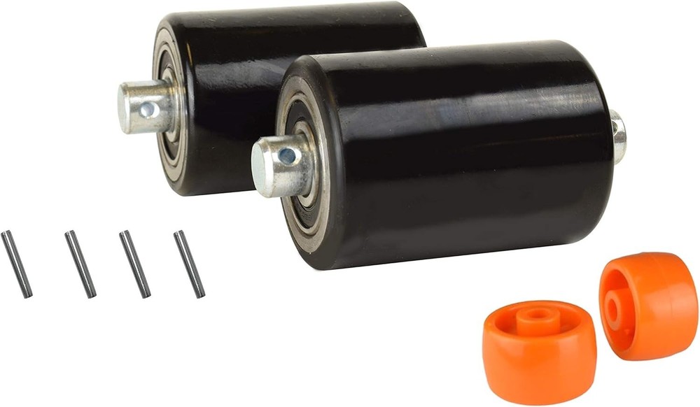 Crown Pallet Jack Wheel Replacement Kit - 10-Inch Polyurethane, Ready to Roll