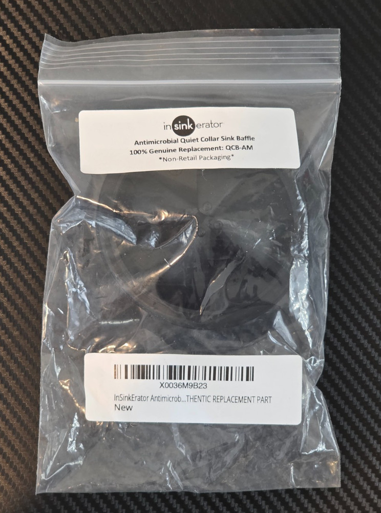 Replacement for Insinkerator Antimicrobial Quiet Collar Sink Baffle Part# QCB-AM