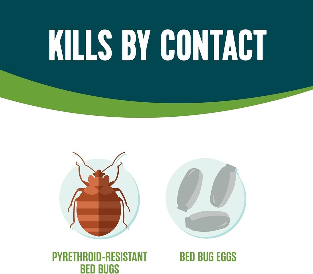 Ecologic Bed Bug Killer Aerosol Spray, 14oz, Kills Bed Bugs & Eggs, for Mattress