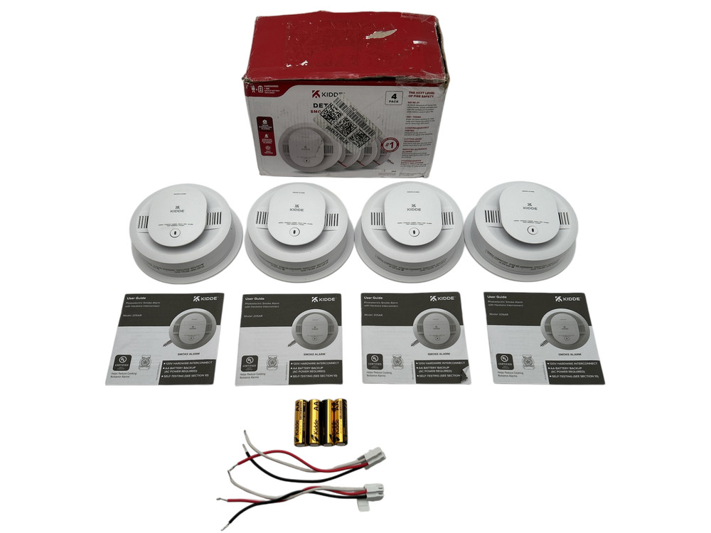 Kidde 20SAR Hardwired Smoke Detector - 4 Pack (READ)
