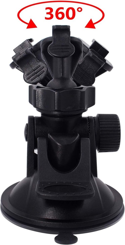 Dash Camera Suction Mount Cup Holder Vehicle Video Recorder Windshield Dashboard
