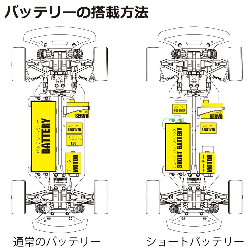 TT02 GRT racing chassis V2 [Eagle model] [#TT02-RV2U-KIT-B]