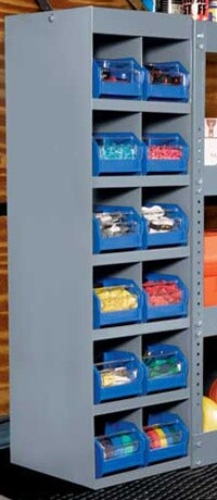 Compartment Bin Shelving - 12 Bin - By American Van