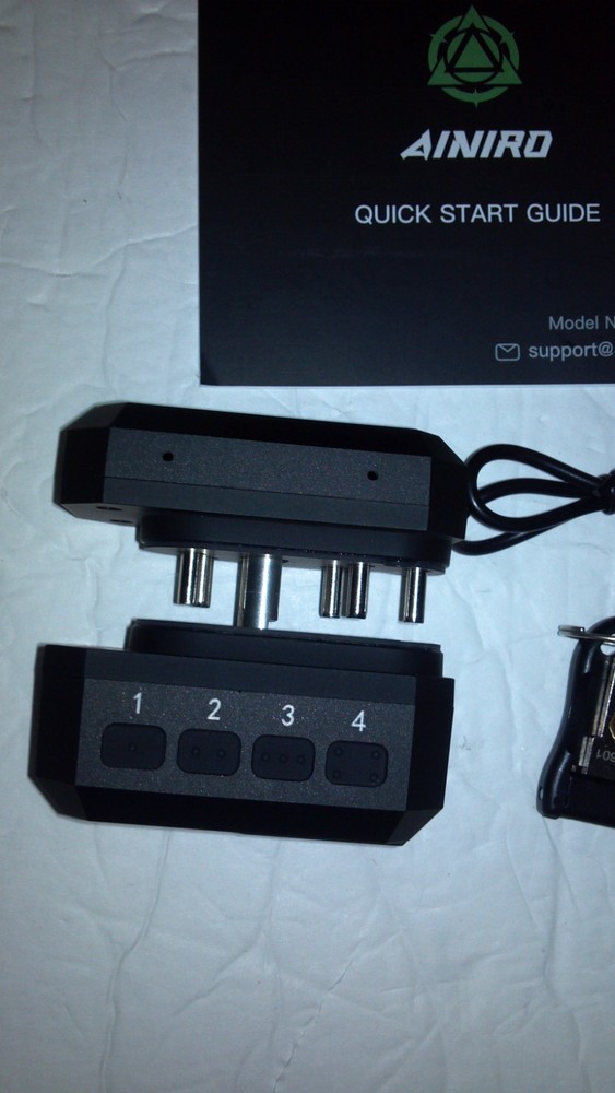 Ainiro Smart Biometric Gun Trigger Lock Model Number # GL-001