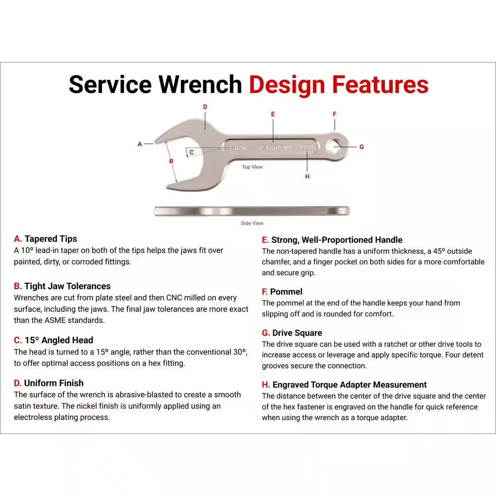 2-3/8 In. Service Wrench