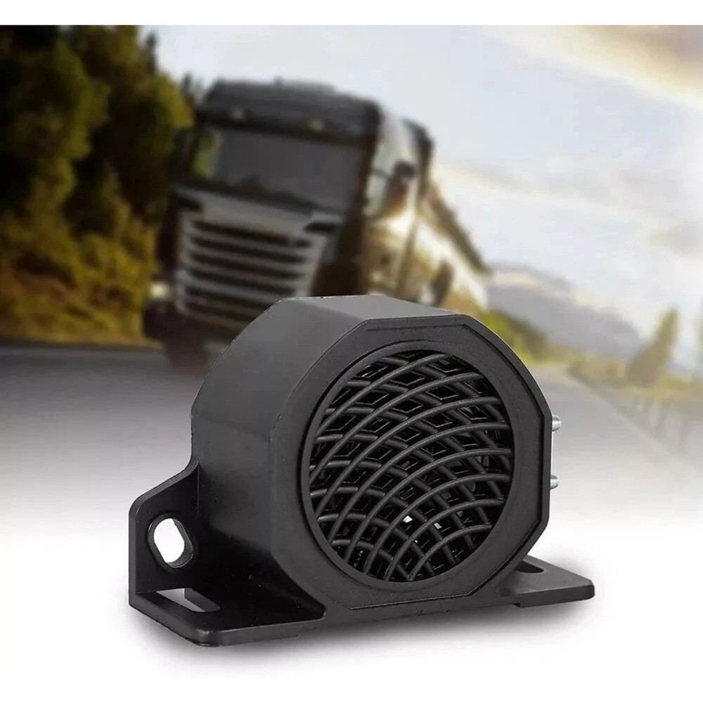 Vehicle Reverse Backup Beeper Alarm 12V-80V DC Waterproof Universal Mount Kit