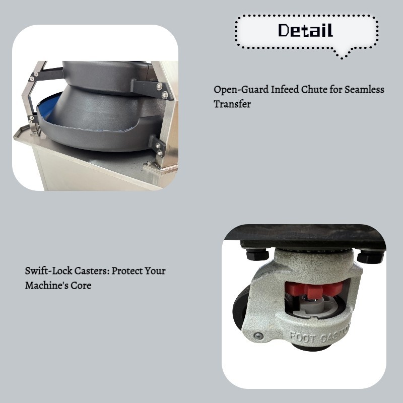Automatic Dough Rounder Machine Conveyor Belt Bread Roll Maker 1900-7600 Pcs/H