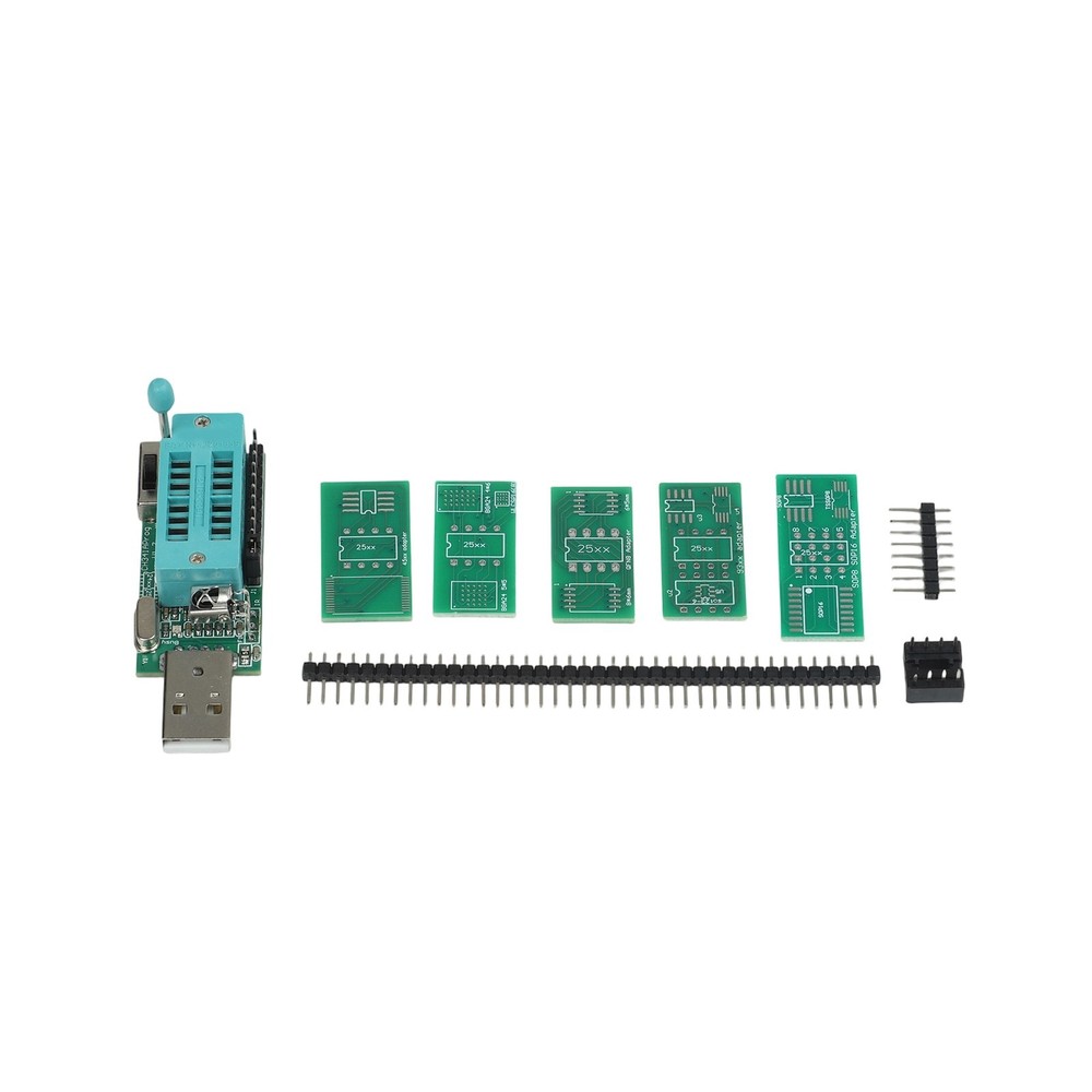CH341A Programmer v1 7 Multi Voltage Level Conversion with Full Adapter Boards