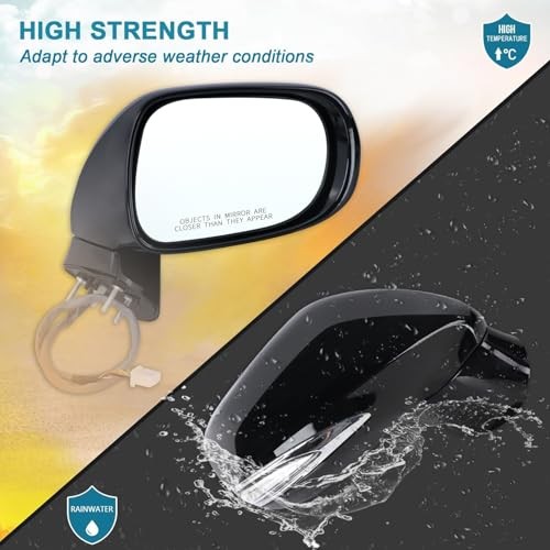 Right Passenger Side Mirror Compatible With 2010 2011 2012 R-11Pins 2010-2012