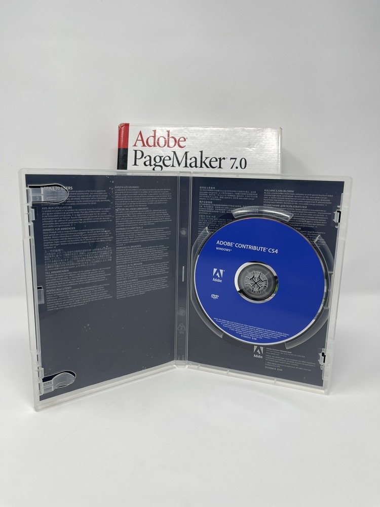Adobe PageMaker 7.0 Plus for Macintosh Full Retail Version In Box