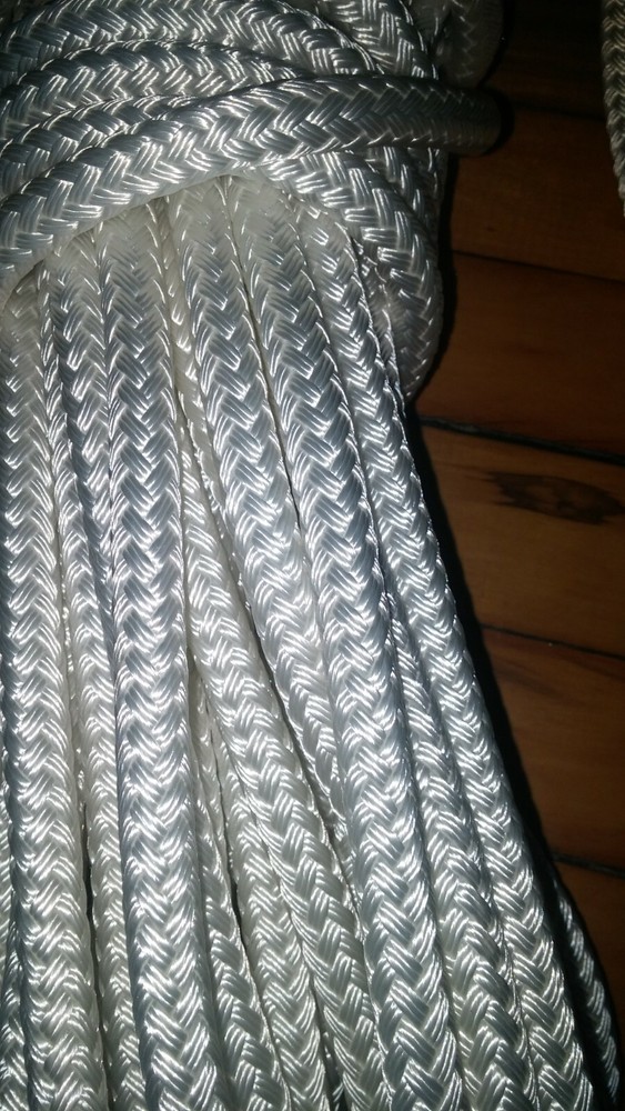 New England Ropes Sta-Set Polyester double braid, 1/2" x 100'