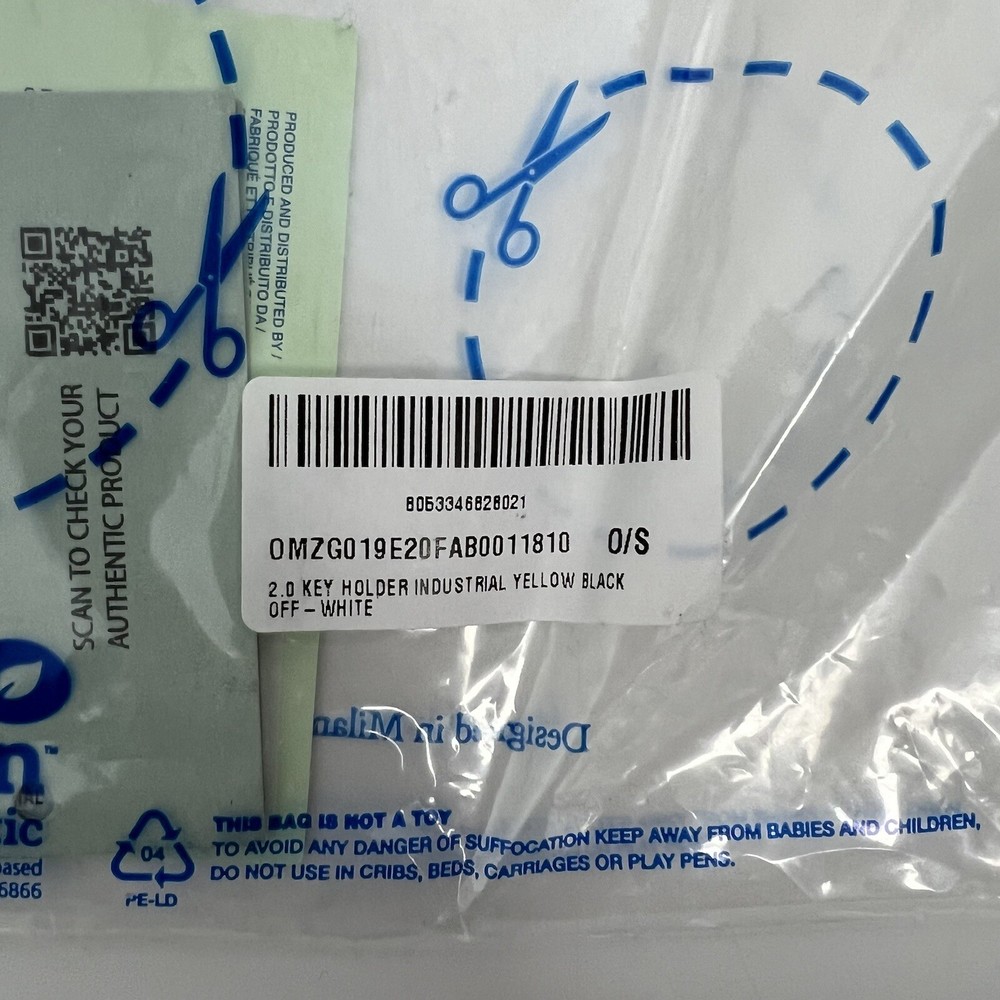 Off-White Polybag Plastic For Key holder With Inserts