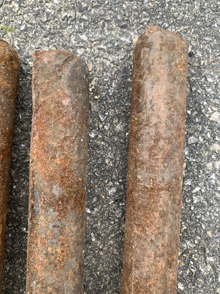 Set of Four (4lbs) 11" Cast Iron Window Counter Weights
