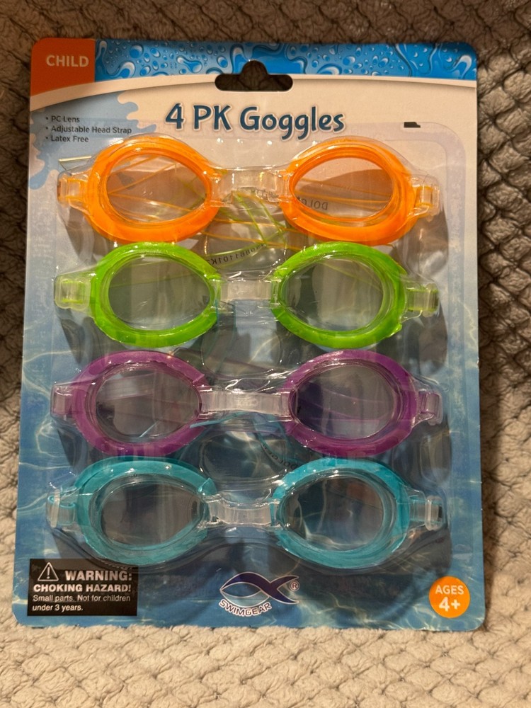 Swimgear 4pk goggles