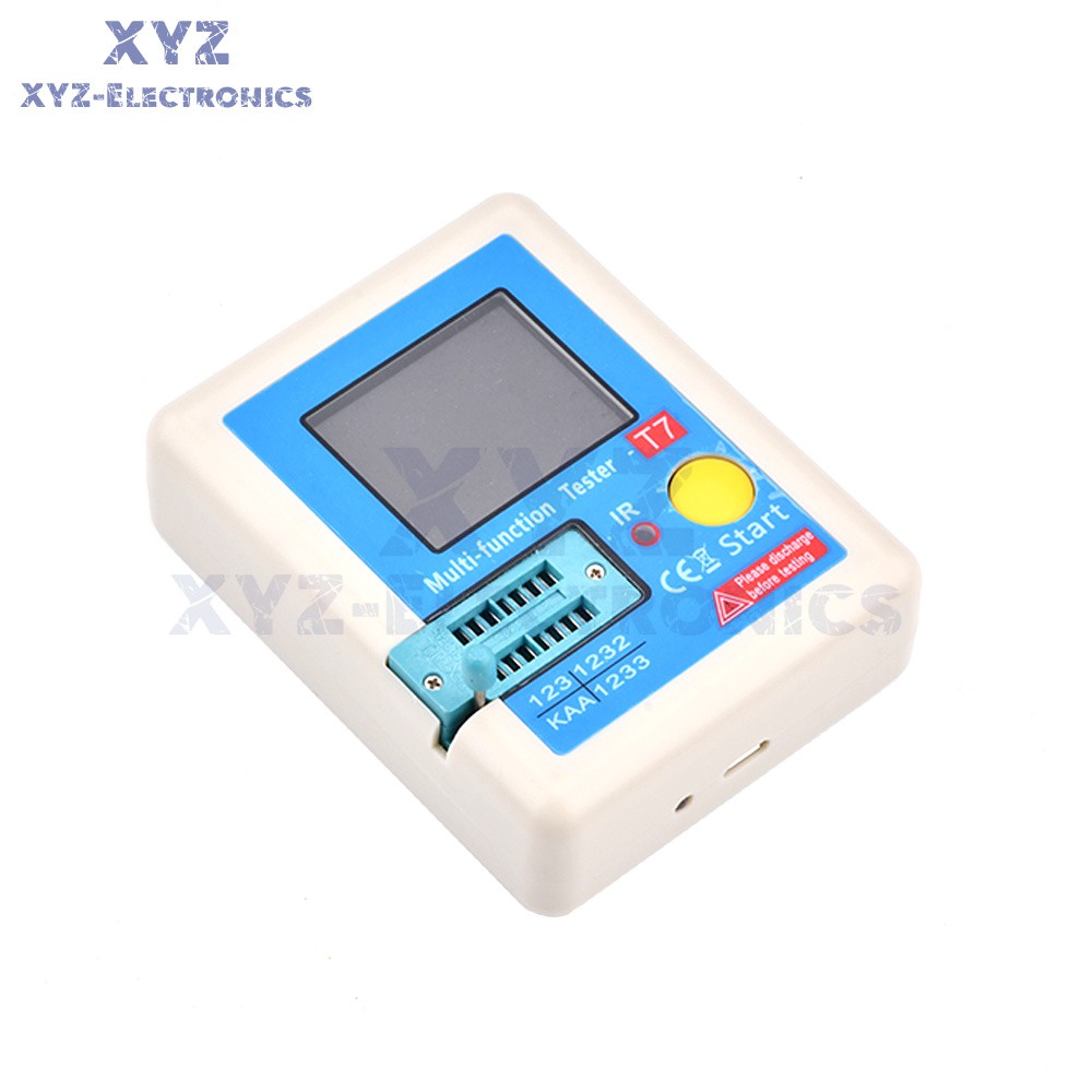 LCR-T7 Transistor Tester TFT Display Diode Triode Capacitance Meter PNP MOSFET