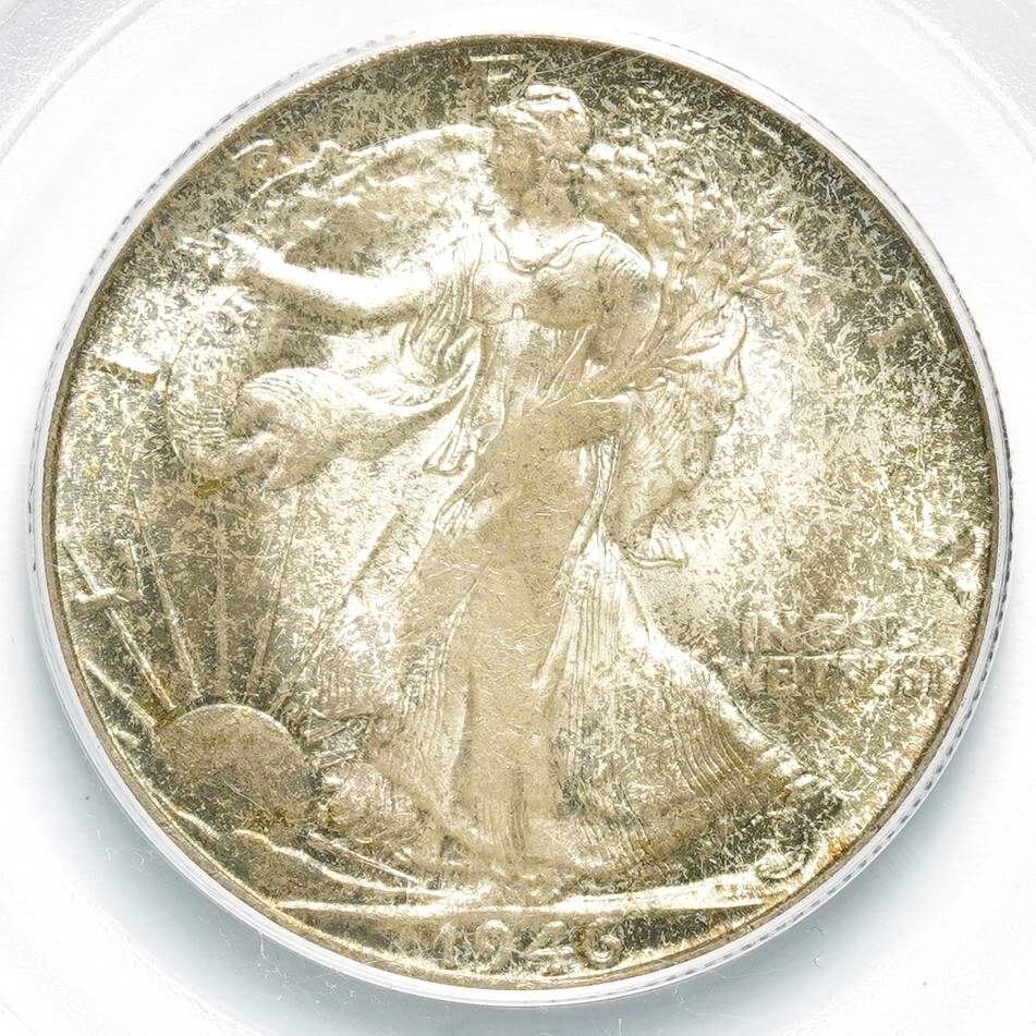 1946 (S) Silver Walking Liberty Half-Dollar PCGS MS-63