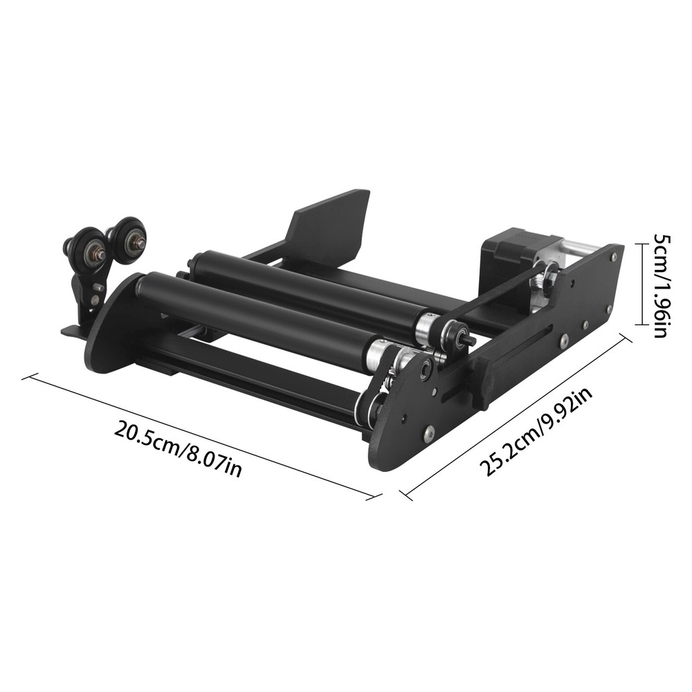 Engraver Rotary Roller Engraving Cylindrical Objects with 3 Connection Cables