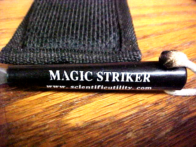 Fire Starter Ferro Rod Striker and sheath