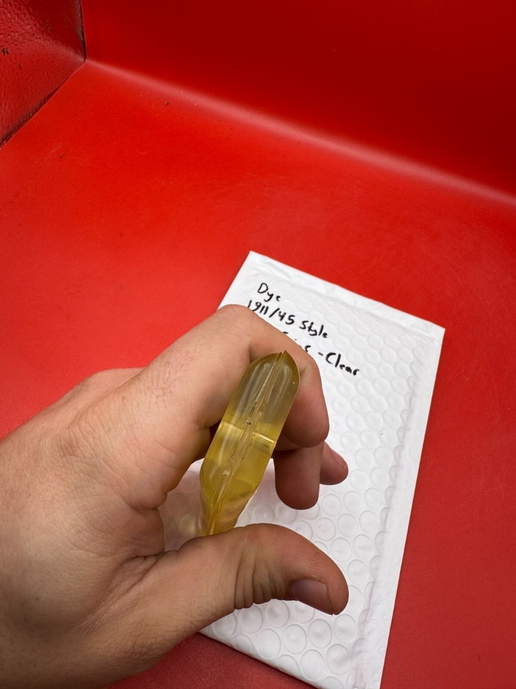 Dye 1911/45 Style Split Grips -Clear