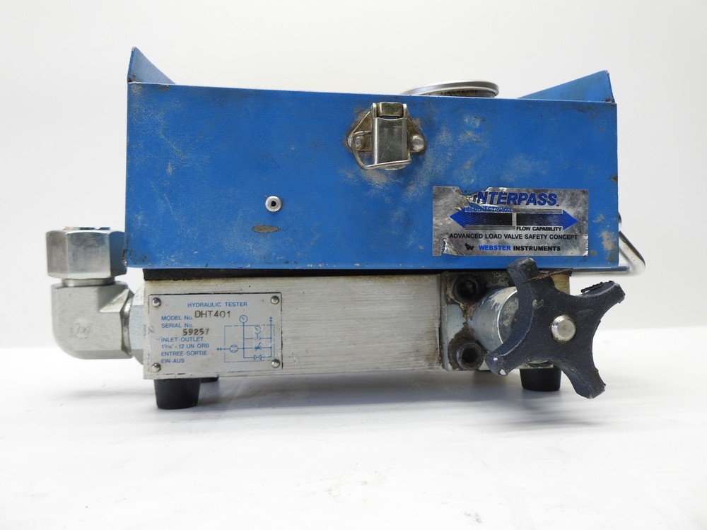 Webtec DHT401 Hydratest DHT 401 Bi-Directional Hydraulic Tester Webster