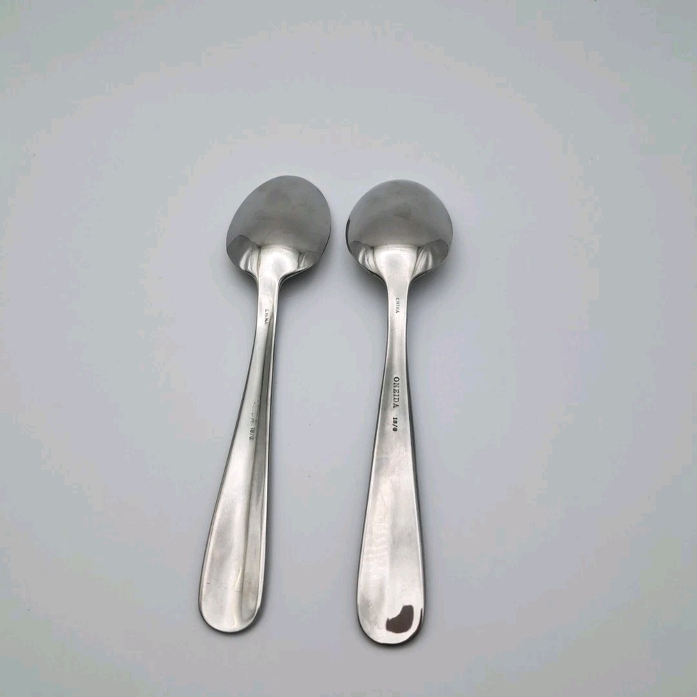 Oneida Garranza Teaspoons 2 Piece Set Stainless Satin Flatware
