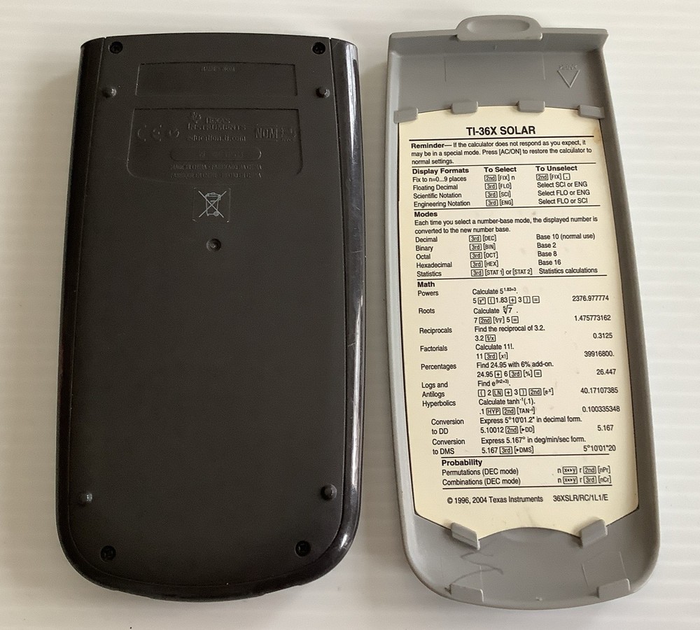 Texas Instruments TI-36 Solar Calculator
