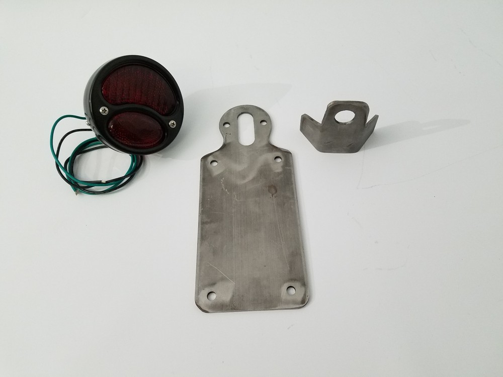 Bobber tail Light .... Builders Kit...Black